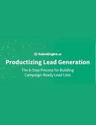 Productizing Lead Generation